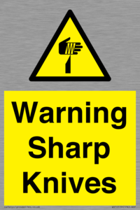 Warning Sharp Knives